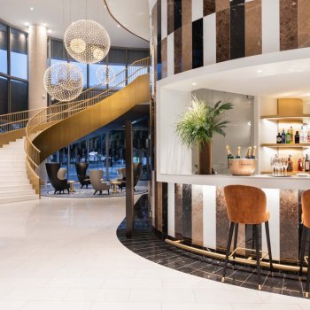 As nossas obras: Hotel Eurostars Universal Lisboa | Mármore Thassos, Mármore Marron Emperador